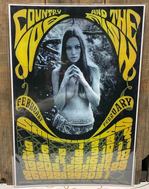 product details: COUNTRY JOE AND THE FISH WITH NUDE GIRL GRAPHIC photo