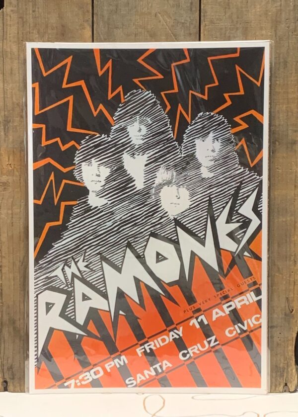 product details: THE RAMONES LIVE AT SANTA CRUZ CIVIC APR 11 photo