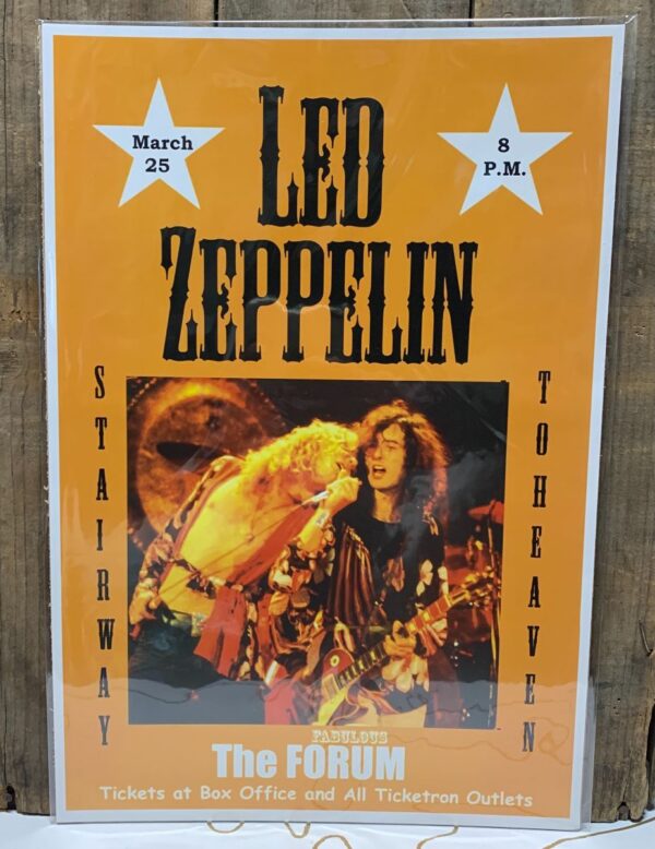 product details: LED ZEPPELIN STAIRWAY TO HEAVEN LIVE AT THE FORUM POSTER photo