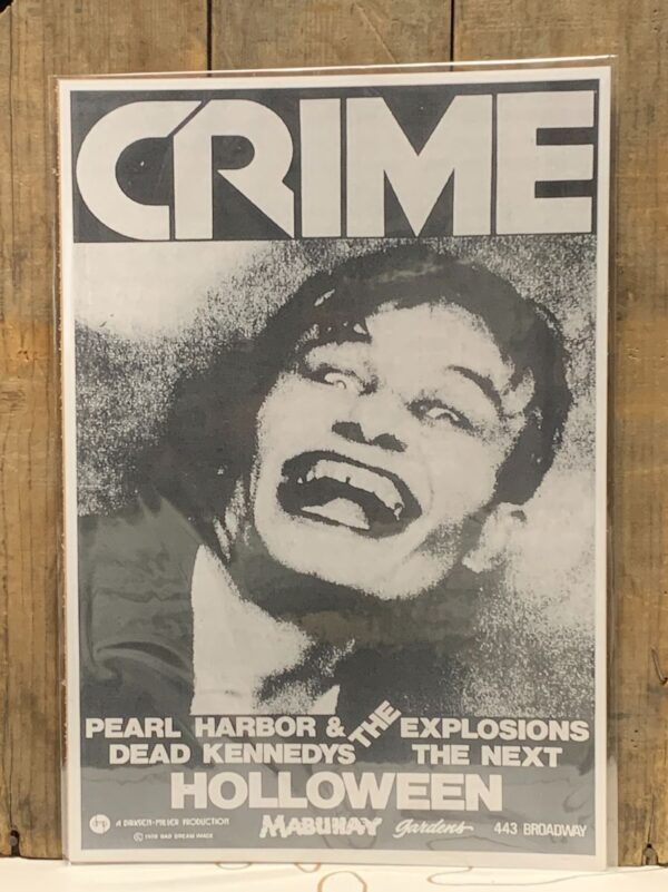 product details: CRIME, PEARL HARBOR, THE EXPLOSIONS, DEAD KENNEDYS LIVE 1978 photo