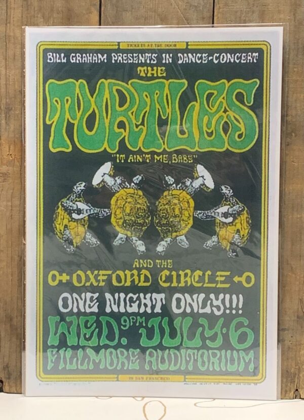 product details: THE TURTLES AND OXFORD CIRCLE IT AIN\\\'T ME BABE POSTER photo