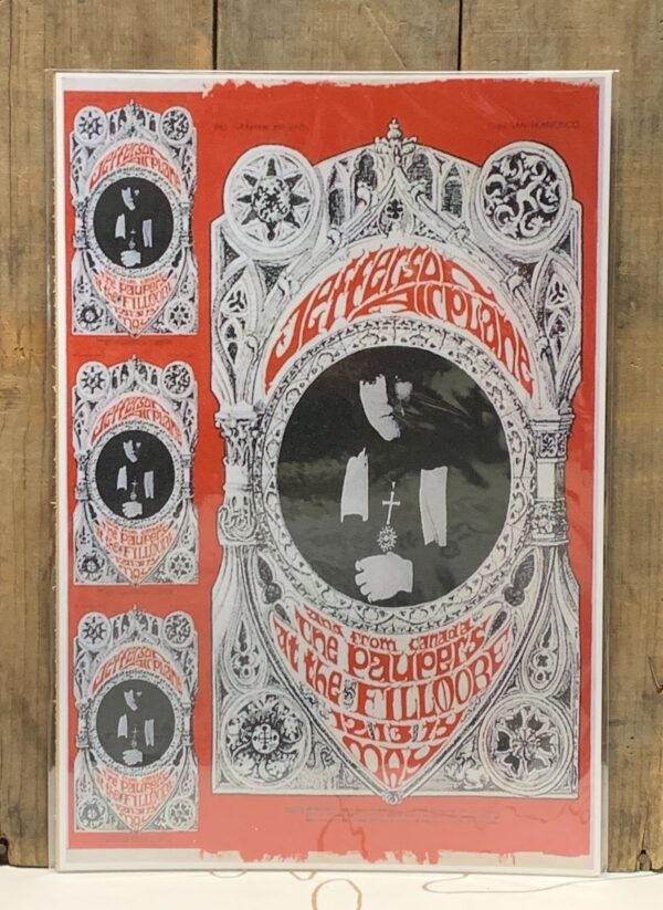 product details: JEFFERSON AIRPLANE LIVE AT THE FILLMORE VERY PSYCHEDELIC POSTER photo