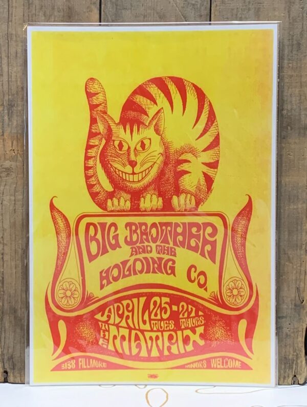 product details: BIG BROTHER AND THE HOLDING CO. LIVE AT THE MATRIX GRAPHIC DEMON CAT photo