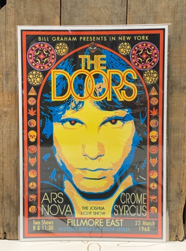 product details: VERY PSYCHEDELIC THE DOORS LIVE AT FILLMORE EAST POSTER photo