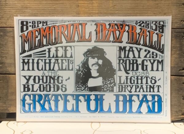 product details: MEMORIAL DAY BALL LIVE WITH THE GRATEFUL DEAD, LEE MICHAELS AND THE YOUNG BLOODS photo