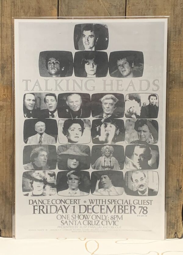 product details: TALKING HEADS DANCE CONCERT WITH SPECIAL GUESTS DECEMBER 1978 photo