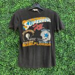 1979 SUPERBOWL XIII PITTSBURGH STEELERS VS DALLAS COWBOYS T SHIRT SMALL FIT