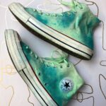 UNIQUE TIE DYED CHUCK TAYLOR HIGH TOP SNEAKERS
