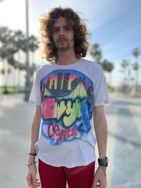 product details: VINTAGE 1990S NEW YORK AIRBRUSH DESIGN T-SHIRT SINGLE STITCHED photo