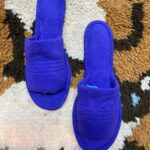 VINTAGE 1960S-70S TERRY CLOTH HOUSE SLIPPERS