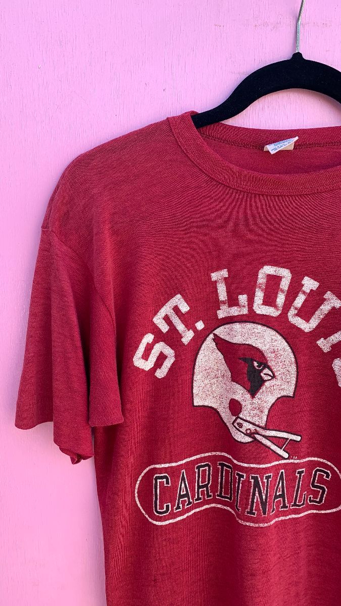 LOGO 7, Shirts & Tops, Vintage 8s Rare Logo 7 St Louis Cardinals Football  Crewneck