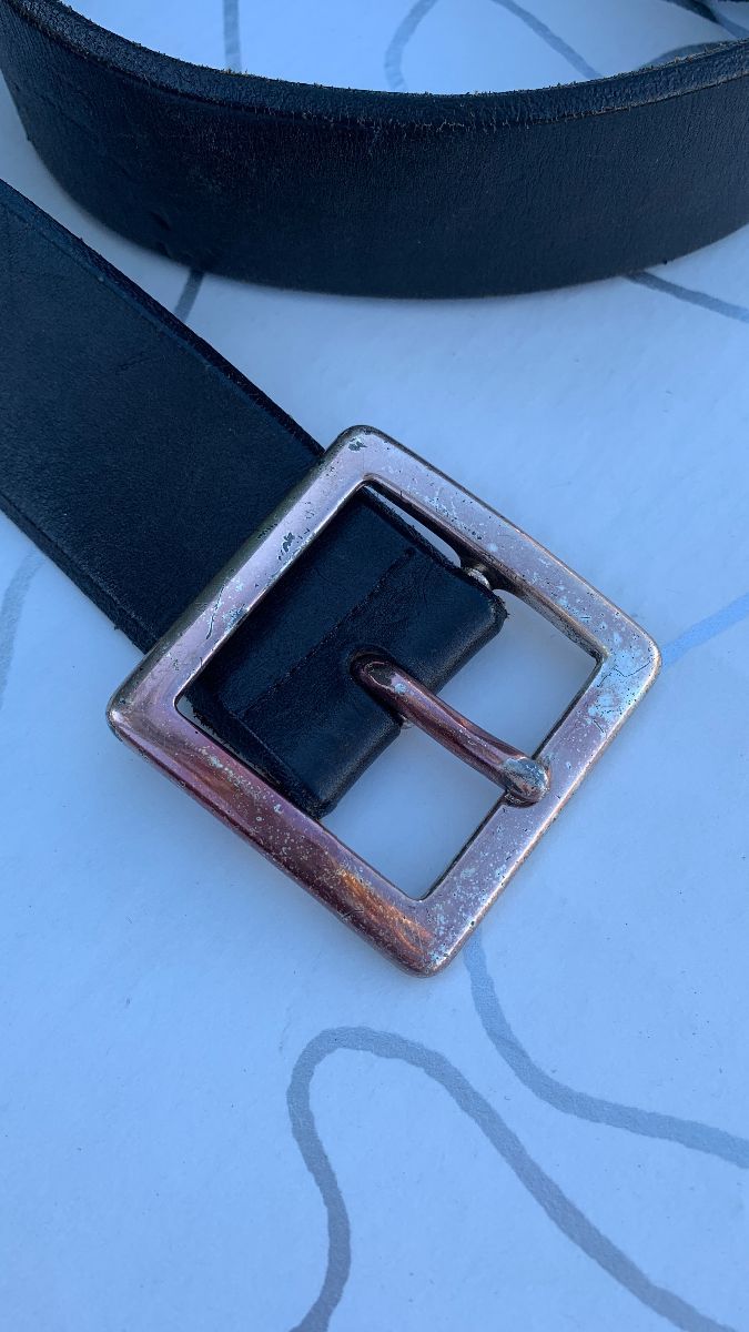 Silver Belt Buckle - square