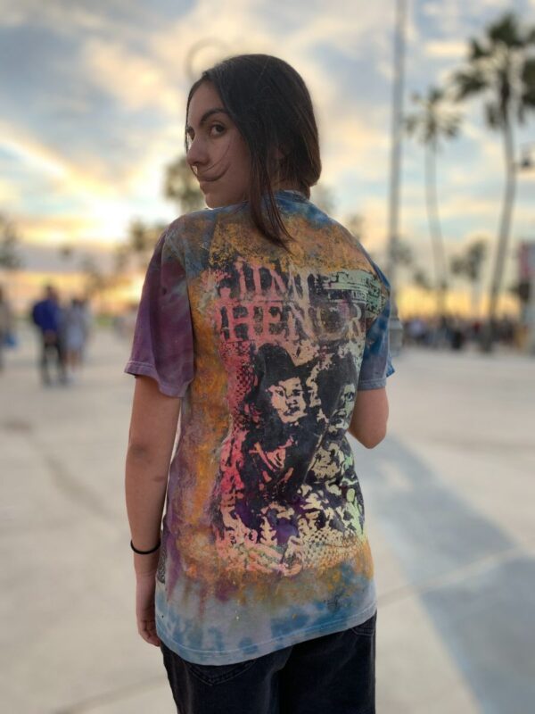 product details: TIE DYE JIMI HENDRIX PSYCHEDELIC HAND PAINTED T-SHIRT photo