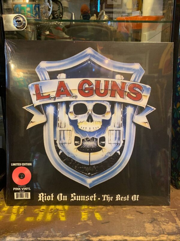 product details: BW VINYL LA GUNS - RIOT ON SUNSET THE BEST OF photo