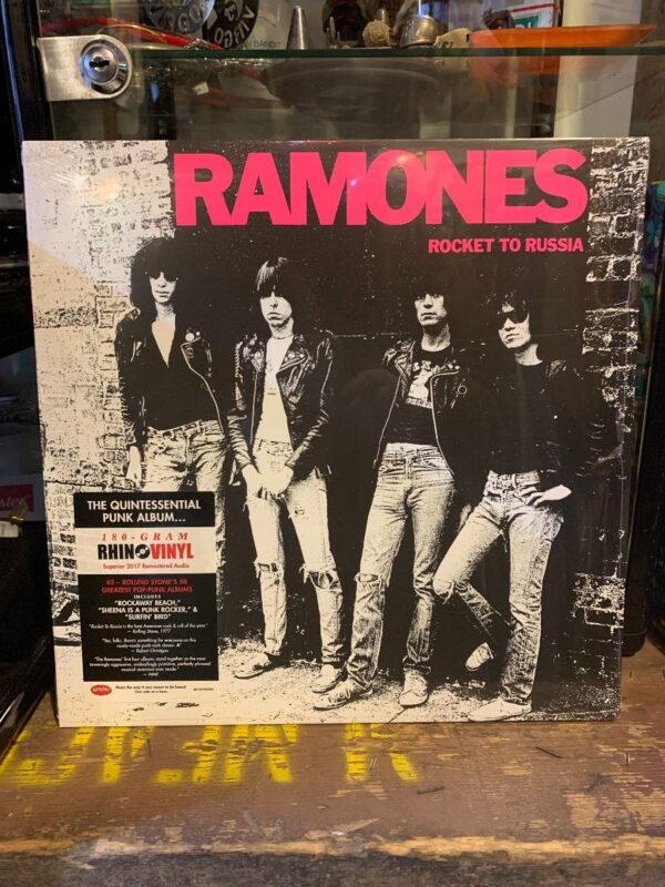 product details: BW VINYL RAMONES - ROCKET TO RUSSIA photo