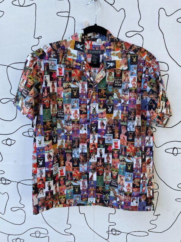 product details: AMAZING 1990S ALLOVER PLAYBOY COVER SHIRT photo