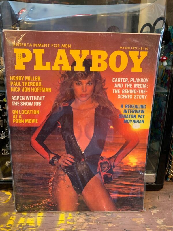 product details: PLAYBOY MAGAZINE | MARCH 1977 | HENRY MILLER, PAUL THEROUX, NICK VON HOFFMAN photo