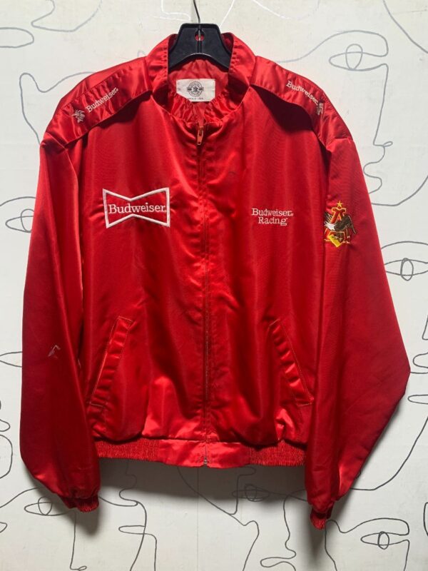 product details: BUDWEISER RACING ZIPUP RACE JACKET AS-IS photo