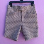 COOL RETRO POLYESTER MENS STRIPED SHORTS