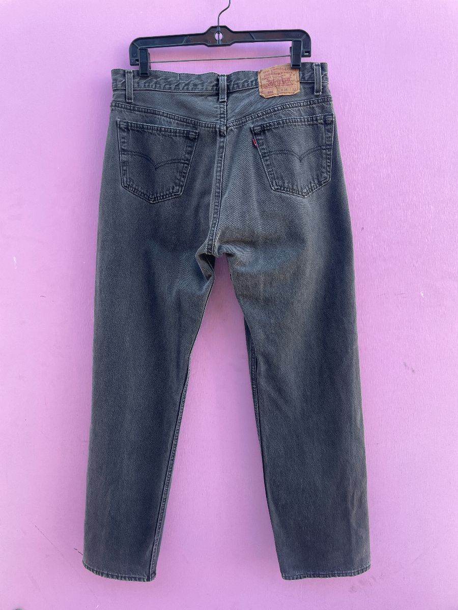 11-58 Killer Faded Black Levis Denim Jeans | Boardwalk Vintage