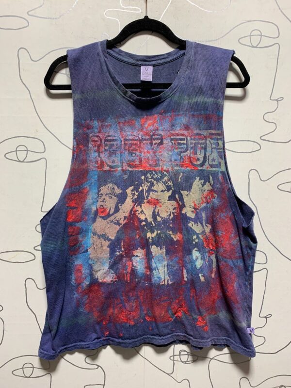 product details: CUTOFF TIE DYE IGGY POP OMBRE HAND SCREENED T-SHIRT photo