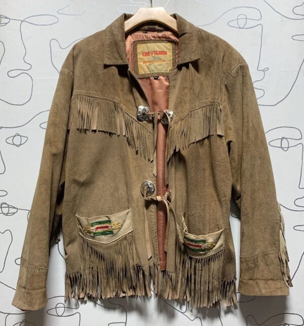 product details: 10-05 SUEDE EMBROIDERED & FRINGY WESTERN JACKET photo