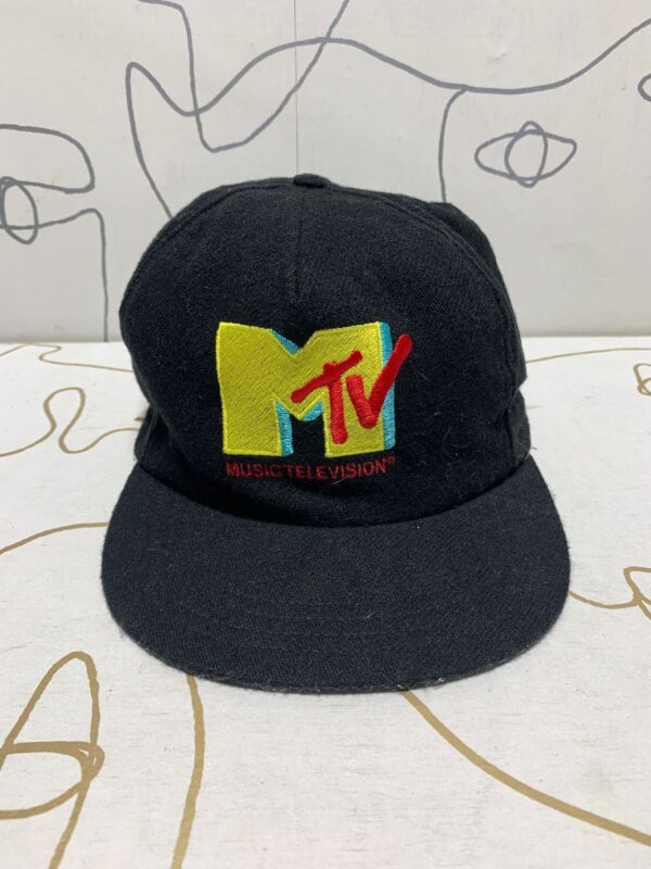 product details: EMBROIDERED MTV WOOL SNAP BACK HAT photo