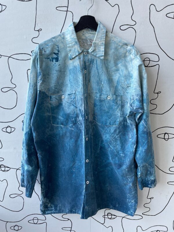 product details: CUSTOM PAINTED L/S HEAVY MECHANICS WORK SHIRT photo