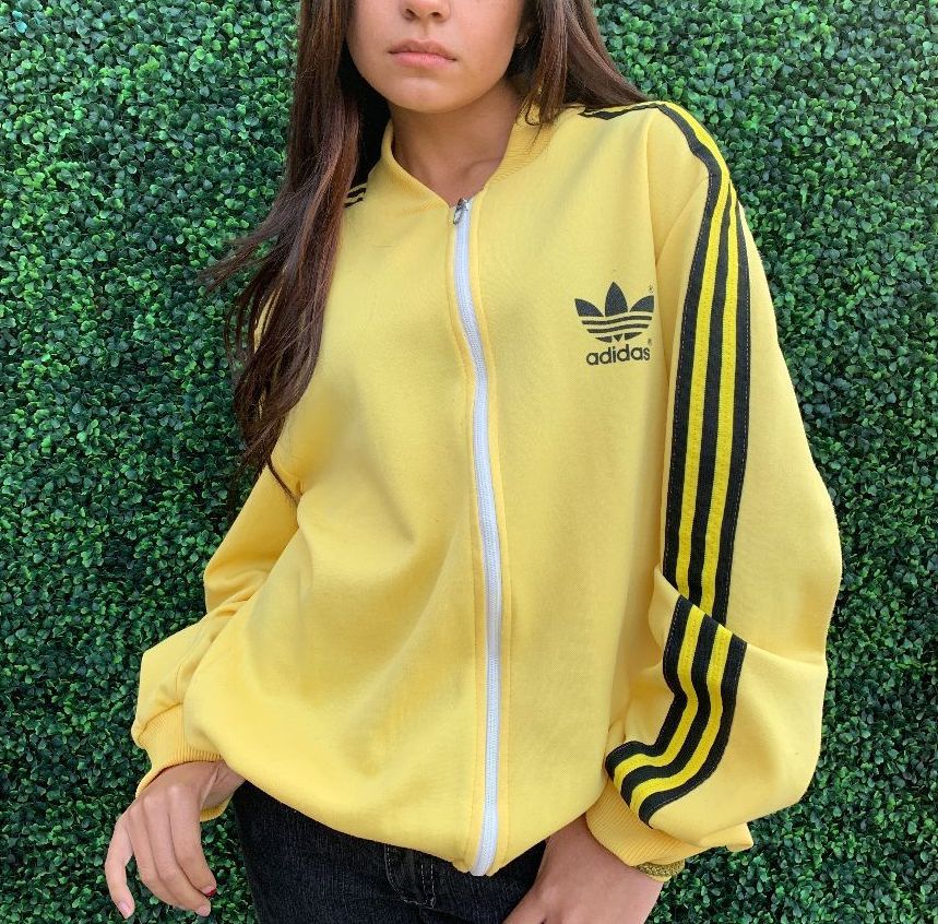 Yellow hot sale track top