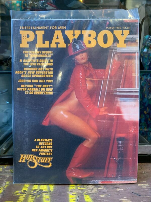 product details: PLAYBOY MAGAZINE – MAR 1976 EMMANUELLE | BRUCE SPRINGSTEEN | HOT STUFF photo