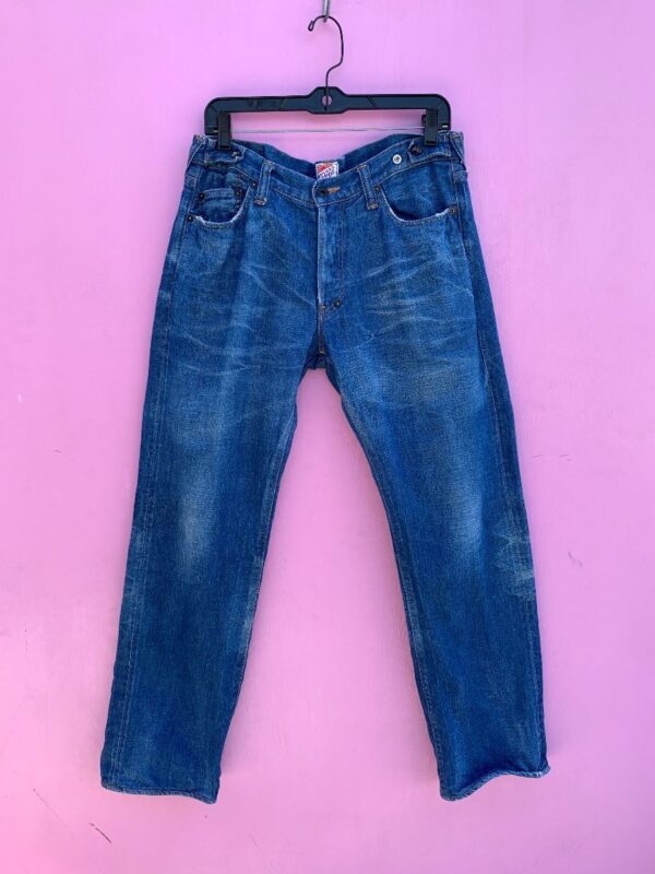 product details: JAPANESE BUTTON FLY DENIM JEANS photo