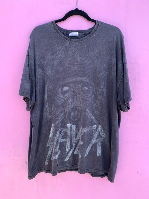product details: SUPER FADED SKULL AND SWORDS W/ WAR HELMET ALL OVER PRINT T-SHIRT photo