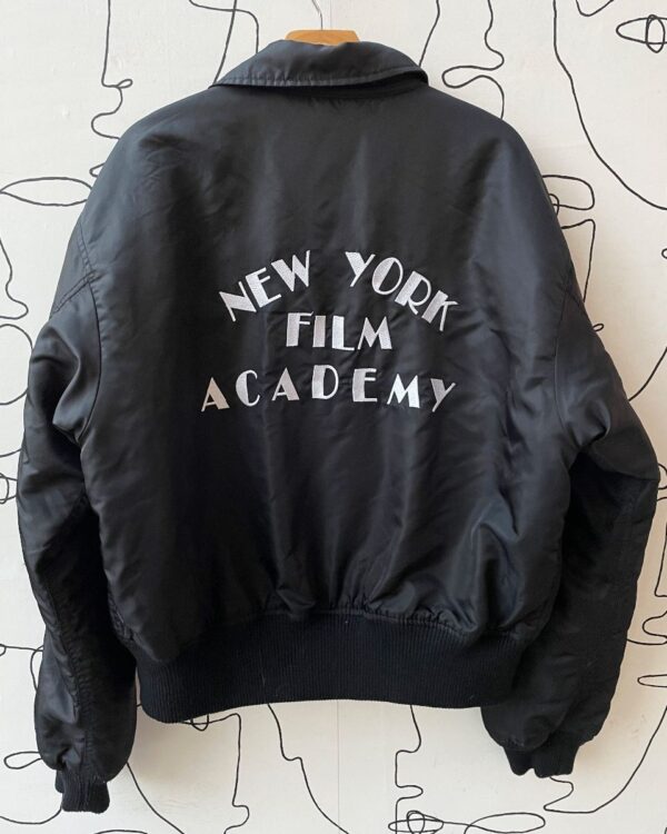 product details: NEW YORK FILM ACADEMY EMBROIDERED NYLON FLYERS JACKET photo