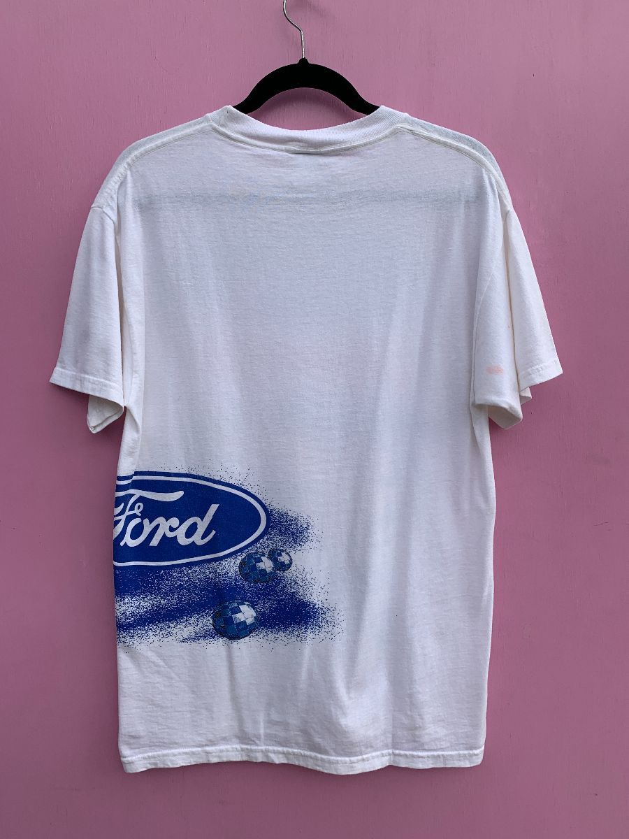 Vintage Taurus Nascar Ford Racing Large Allover Graphic Print T