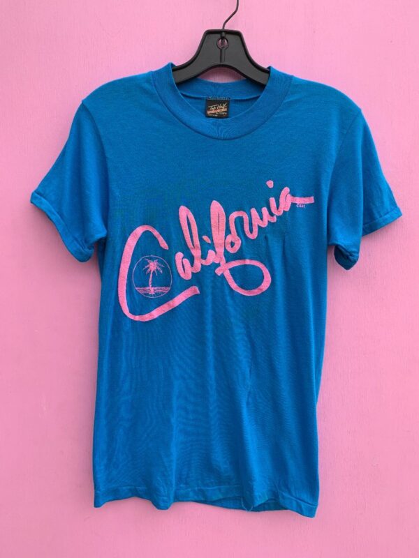 product details: VINTAGE REPAIRED CALIFORNIA PUFF PRINT GRAPHIC SINGLE STITCH T-SHIRT photo