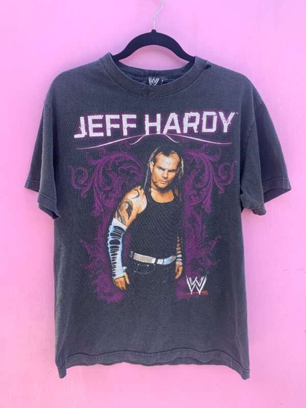 product details: Y2K JEFF HARDY WWE WRESTLING T-SHIRT AS-IS photo
