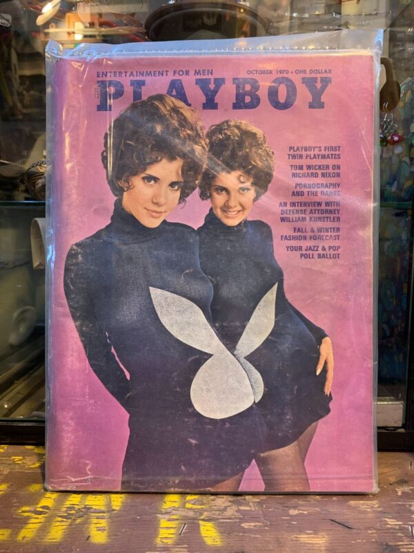 product details: PLAYBOY MAGAZINE | OCTOBER 1970 | FIRST TWIN PLAYMATES photo