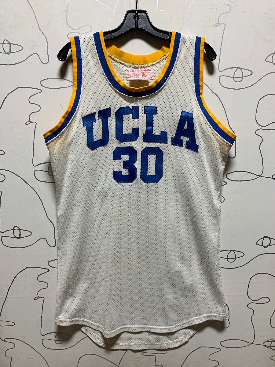 Vintage 80's UCLA Bruins NCAA Basketball Jersey Macgregor 