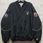 AS-IS STARTER NFL LOS ANGELES RAIDERS NYLON BUTTON UP JACKET