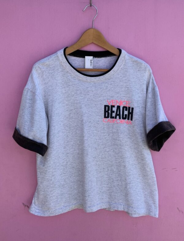 product details: VENICE BEACH CALIFORNIA BOXY DOUBLE LAYERED T-SHIRT AS-IS photo