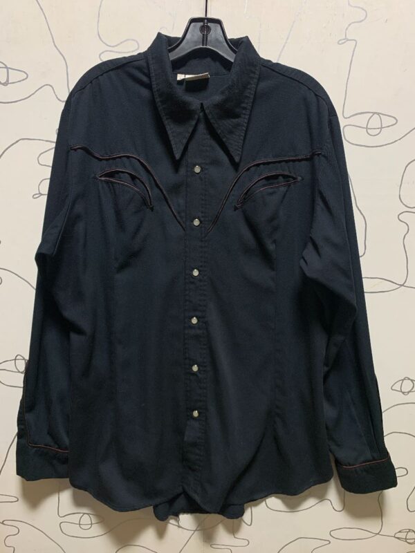 product details: WESTERN LS BD SHIRT W/ PEARL SNAPS AND SLIT POCKETS AS-IS photo