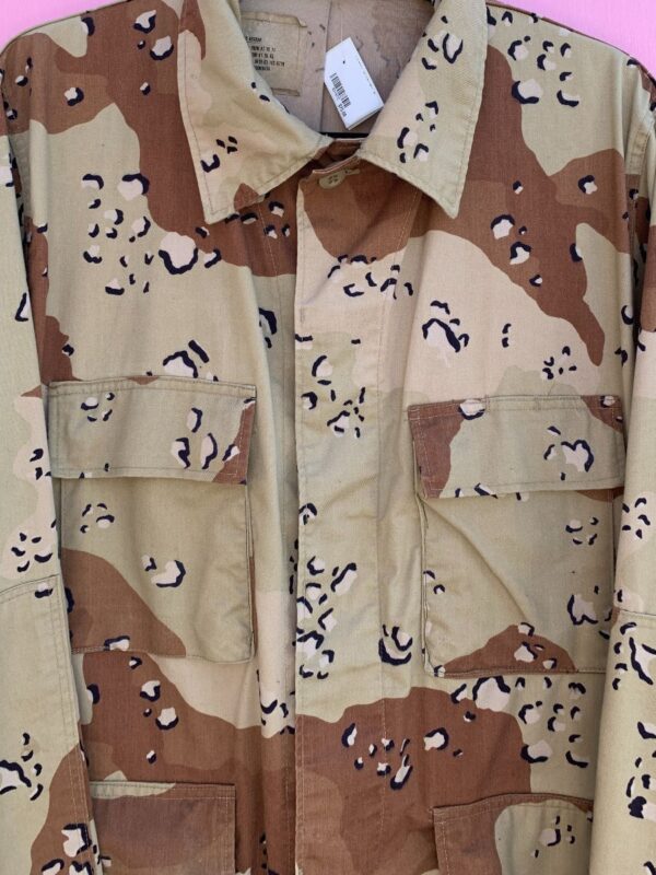 product details: DESERT CAMOUFLAGE COTTON BLEND ARMY JACKET photo