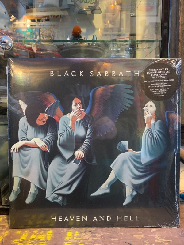 product details: BW VINYL BLACK SABBATH - HEAVEN AND HELL photo