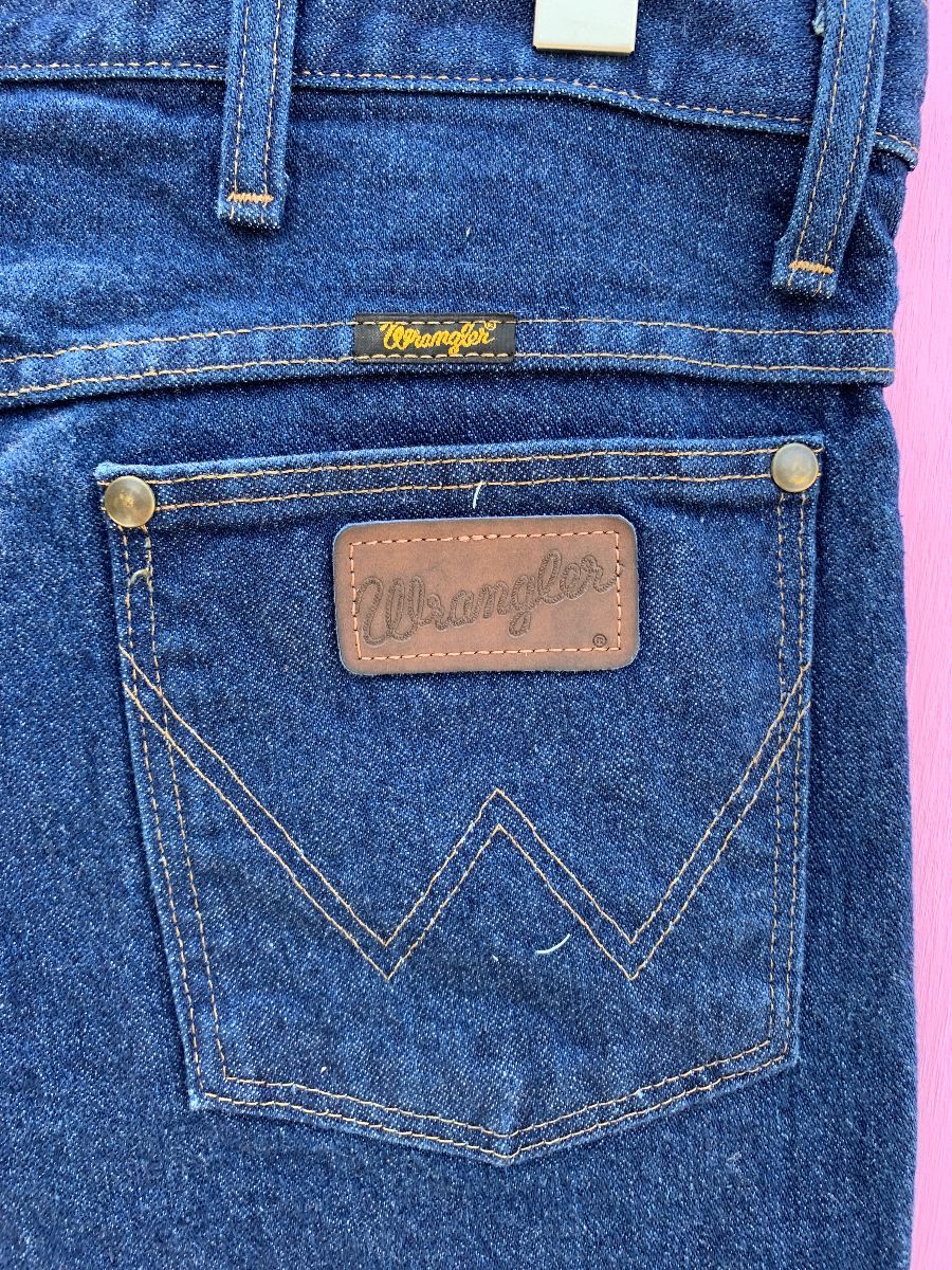 Wrangler 36mwz Slim Fit Dark Indigo Denim Jeans | Boardwalk Vintage