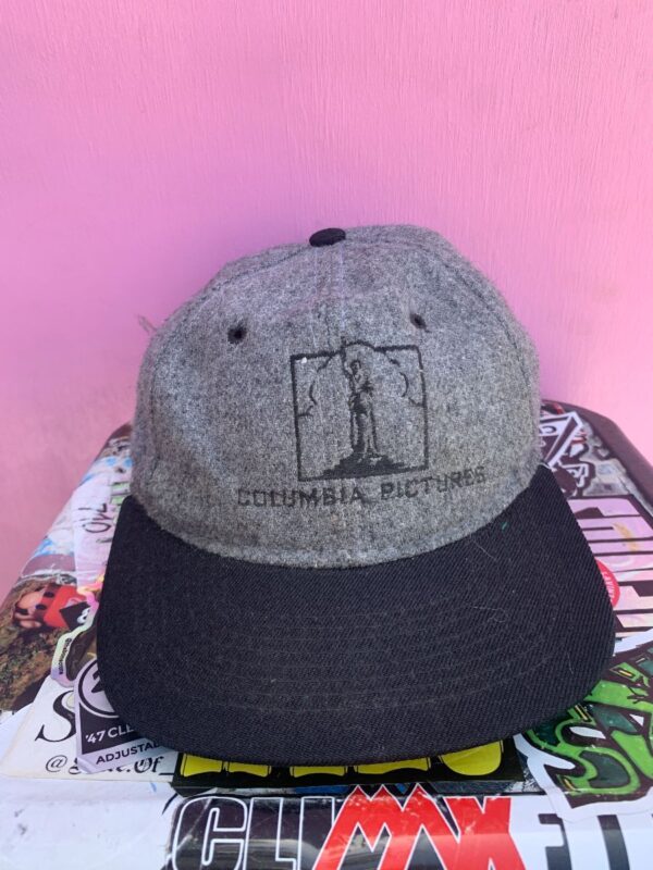 product details: COLUMBIA PICTURES EMBROIDERED WOOL SNAPBACK HAT AS-IS photo