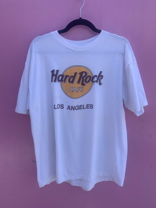 product details: VINTAGE 1980S HARD ROCK CAFE LOS ANGELES GRAPHIC SINGLE STITCH T-SHIRT photo