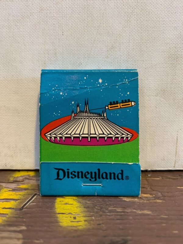 product details: *USED* VINTAGE DISNEYLAND SPACE MOUNTAIN PROMO MATCHES photo
