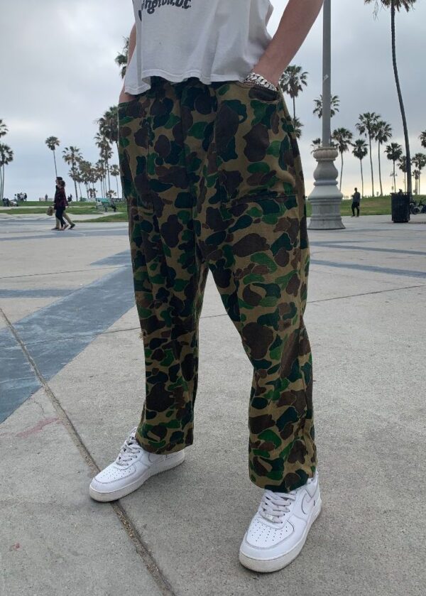 product details: BAPE STYLE CLOUD CAMOUFLAGE HUNTING PANTS AS-IS photo