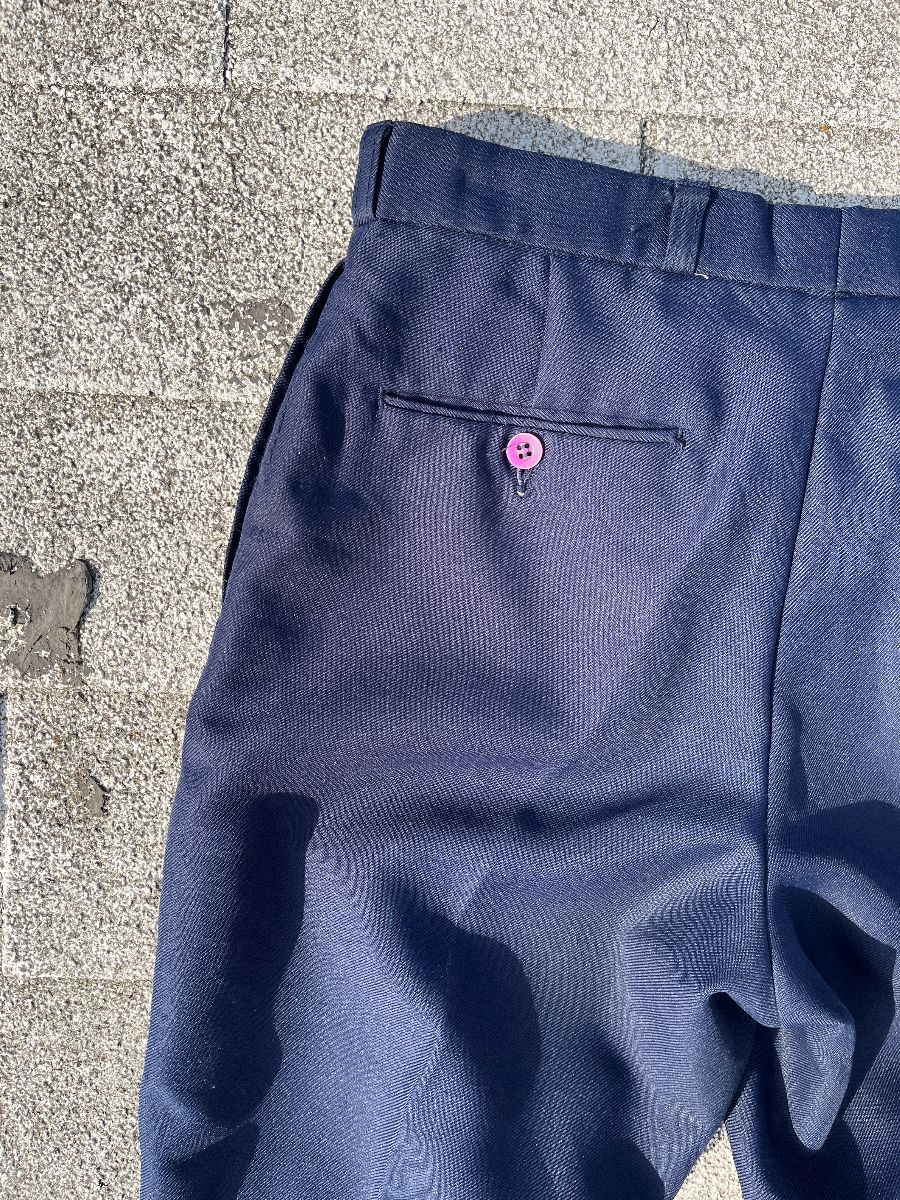 Perfect Retro 1970s Wide Taper Polyester Trouser Pants Made In Korea ...