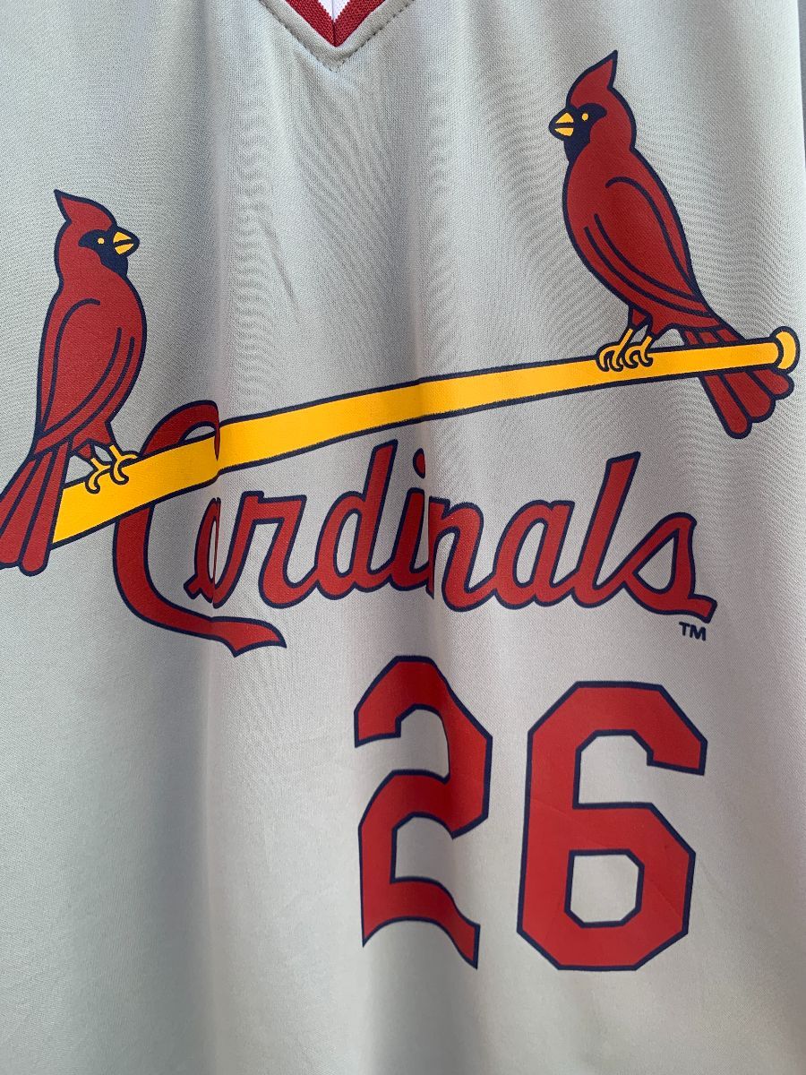 Mlb St Louis Cardinals Throwback Pullover Baseball Jersey